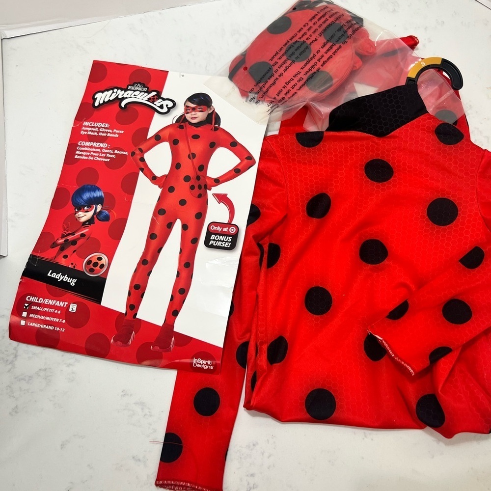 Ladybug Kids Costume - Red and Black - Picture 4 of 7